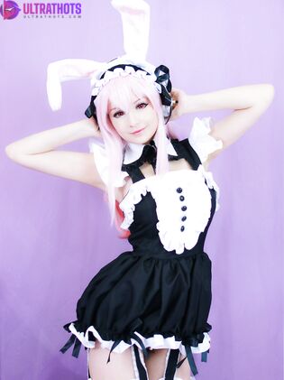Hidori Rose - Super Sonico Bunny Maid Cosplay