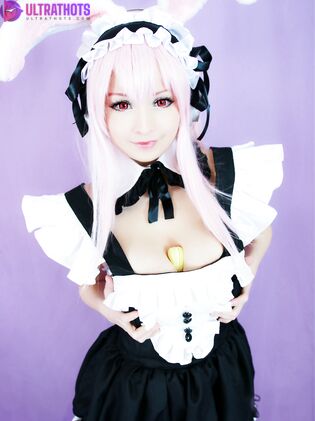Hidori Rose - Super Sonico Bunny Maid Cosplay